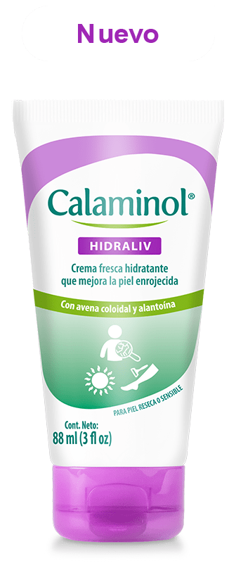 Calaminol Hidraliv Crema Fresca Hidratante 88ml. Irritación piel reseca, sol y rasurado