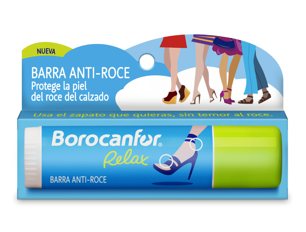 Borocanfor Relax empaque Barra Anti-Roce