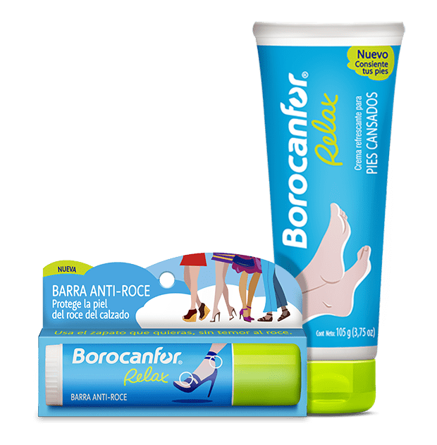 LabVita Productos Borocanfor Relax Pies cansados y Barra Anti-Roce